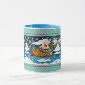 NEDERCH SHOE SANTA SHIP, ICEBERGS, WHALE, TEDDY BE MOK (Midden)