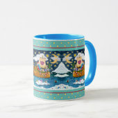 NEDERCH SHOE SANTA SHIP, ICEBERGS, WHALE, TEDDY BE MOK (Voorkant rechts)