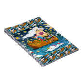 NEDERCH SHOE SANTA SHIP, ICEBERGS, WHALE, TEDDY BE NOTITIEBOEK (Rechterzijde)