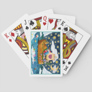 NEDERCH SHOE SANTA SHIP, ICEBERGS, WHALE, TEDDY BE POKERKAARTEN