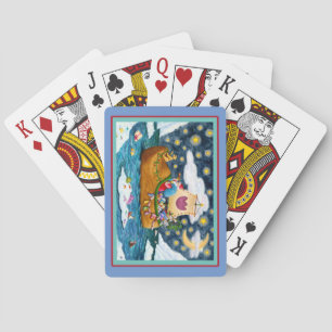 NEDERCH SHOE SANTA SHIP, ICEBERGS, WHALE, TEDDY BE POKERKAARTEN