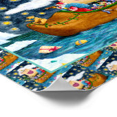 NEDERCH SHOE SANTA SHIP, ICEBERGS, WHALE, TEDDY BE POSTER (Hoek)