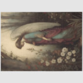 Nederige Bos Engel Bloemen Gebed Decoupage Tissuepapier (Voorkant)