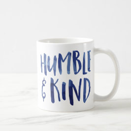 Nederige en vriendelijke geometrische typografie - koffiemok