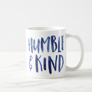 Nederige en vriendelijke geometrische typografie - koffiemok