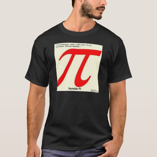 Nederige Pi R Vierkant Grappig T-shirt (Voorkant)