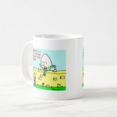 nederige verzekering koffiemok (Voorkant links)