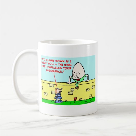 nederige verzekering koffiemok (Links)