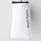 Nederigheid is groter dan trots golfheadcover (Draai 90)