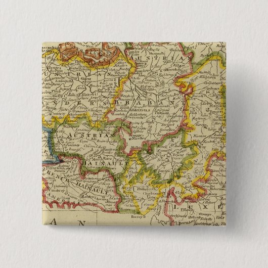 Nederland 2 vierkante button 5,1 cm (Voorkant)