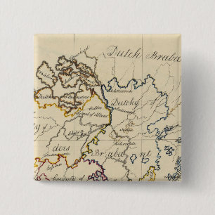 Nederland 3 vierkante button 5,1 cm