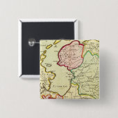 Nederland 4 vierkante button 5,1 cm (Voorkant /achterkant)