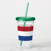 Nederland Acryl Drinkbeker (Achterkant)