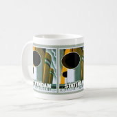  Nederland - Amerika Line poster Koffiemok (Voorkant links)