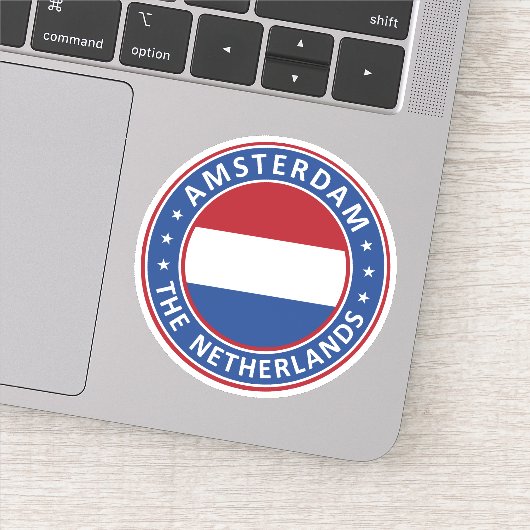 Nederland, Amsterdam Sticker (Detail)
