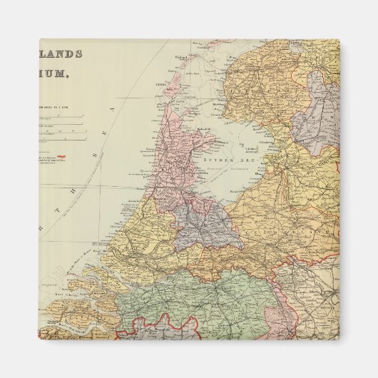 Nederland, België 2 Magneet (Voorkant)