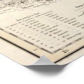 Nederland, België, Luxemburg Poster (Hoek)