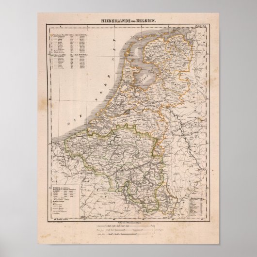 Nederland, België Poster (Voorkant)