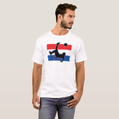 nederland Bicycle Kick T-shirt (Voorkant volledig)