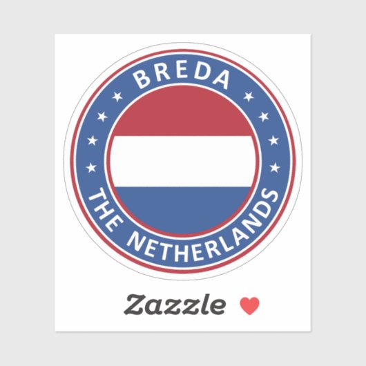 Nederland, Breda Sticker (Vel)