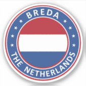 Nederland, Breda Sticker (Voorkant)