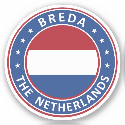 Nederland, Breda Sticker (Voorkant)