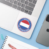 Nederland, Breda Sticker (Laptop met iPhone)