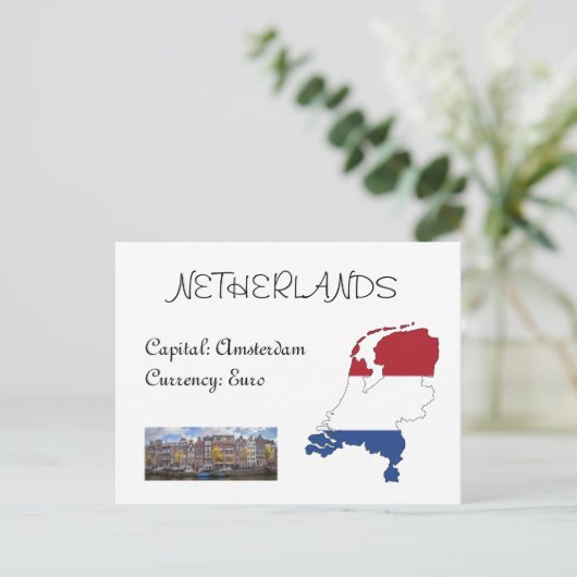 Nederland Briefkaart (Staand voorkant)