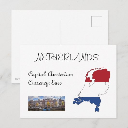 Nederland Briefkaart (Voorkant / Achterkant)