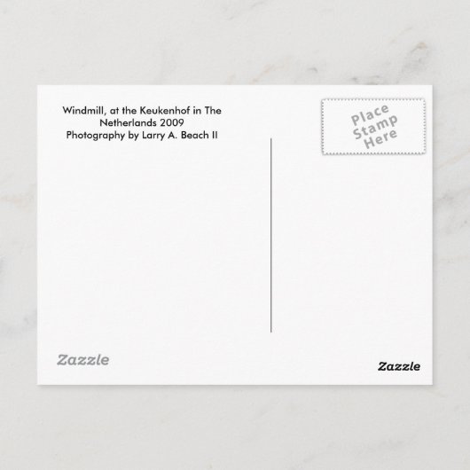 Nederland Briefkaart (Achterkant)