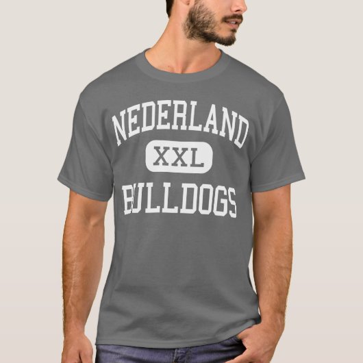 Nederland - Bulldogs - High-Nederland Texas T-shirt (Voorkant)