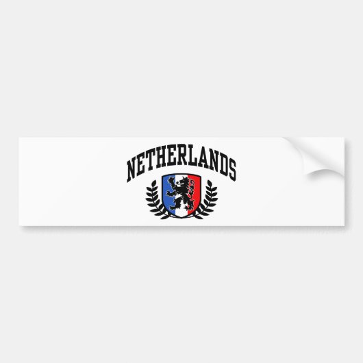 Nederland Bumpersticker (Voorkant)