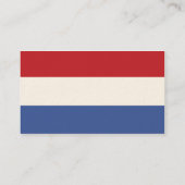 Nederland - Business Visitekaartje (Achterkant)