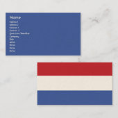 Nederland - Business Visitekaartje (Voorkant / Achterkant)