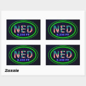 Nederland CO 8,230 FT Tie Dye Ned Stickers (Vel)