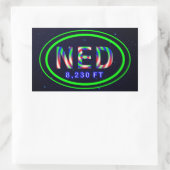 Nederland CO 8,230 FT Tie Dye Ned Stickers (Tas)