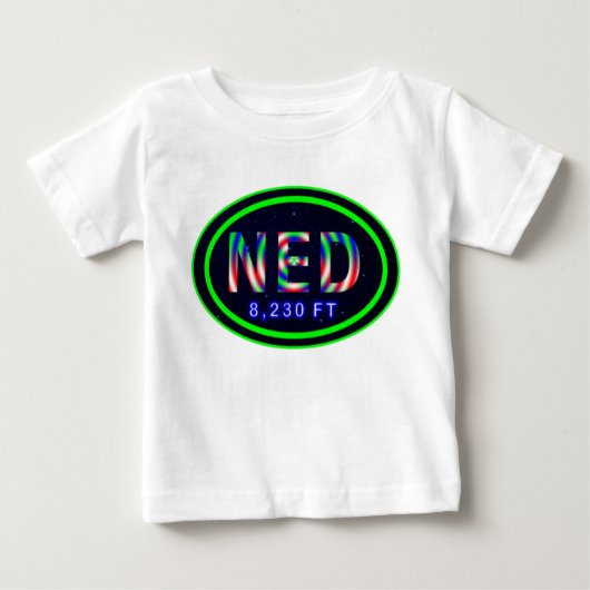 Nederland CO 8,230 FT Tie Dye NED T-shirt (Voorkant)