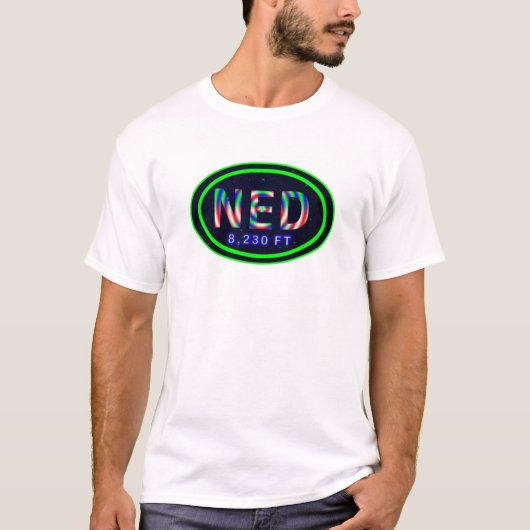 Nederland CO 8,230 FT Tie Dye T-shirt (Voorkant)