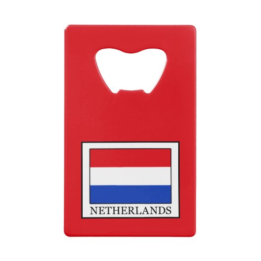Nederland Creditkaart Flessenopener (Voorkant)