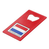 Nederland Creditkaart Flessenopener (Voorkant Gekanteld)
