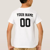 Nederland Custom Naam en Nummer Football Jersey T-shirt (Achterkant)