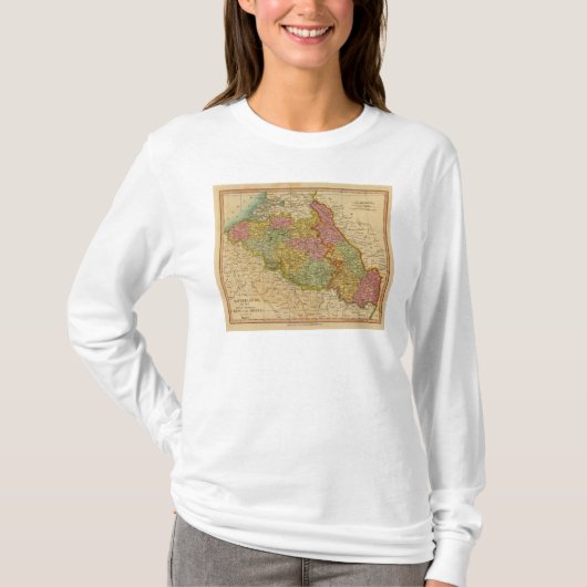 Nederland, Duitsland W van Rijn T-shirt (Voorkant)