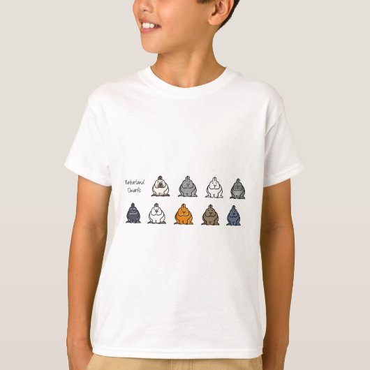Nederland Dwarf Colors T-shirt (Voorkant)