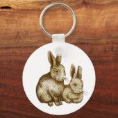 Nederland Dwarf: Konijn Sleutelhanger (Voorkant)