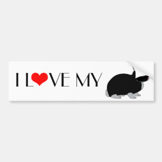 Nederland Dwarf Rabbit Bumpersticker