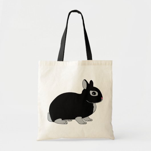 Nederland Dwarf Rabbit Canvas tas (Voorkant)