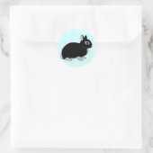 Nederland Dwarf Rabbit Ronde Sticker (Tas)