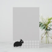 Nederland Dwarf Rabbit Silver Marten Stationery Briefpapier (Staand voorkant)