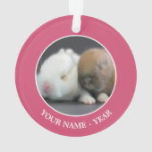 Nederland Dwarf Rabbits Ornament (achterkant)