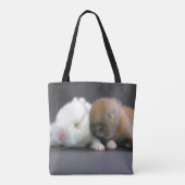 Nederland Dwarf Rabbits Tote Bag (Achterkant)